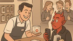 Witz: Er dreht sogar dem Teufel ein Abo