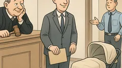 Witz: Vor Gericht fehlt die Zeugin wegen Geburt…